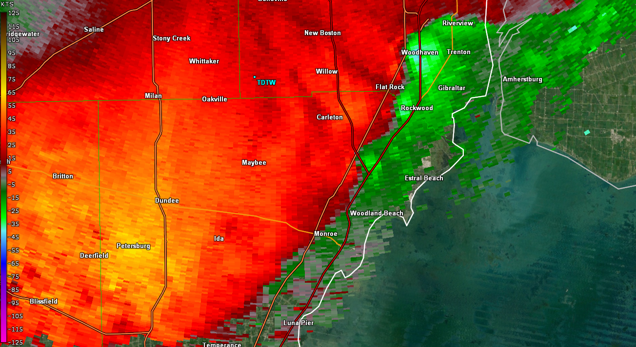 Dundee Michigan Tornado 2025
